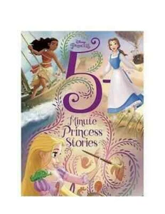 DISNEY PRINCESS 5-MINUTE PRINCESS STORIES (5-Minute Stories) HARDCOVER BOOK 2019 - Imagen 1 de 3