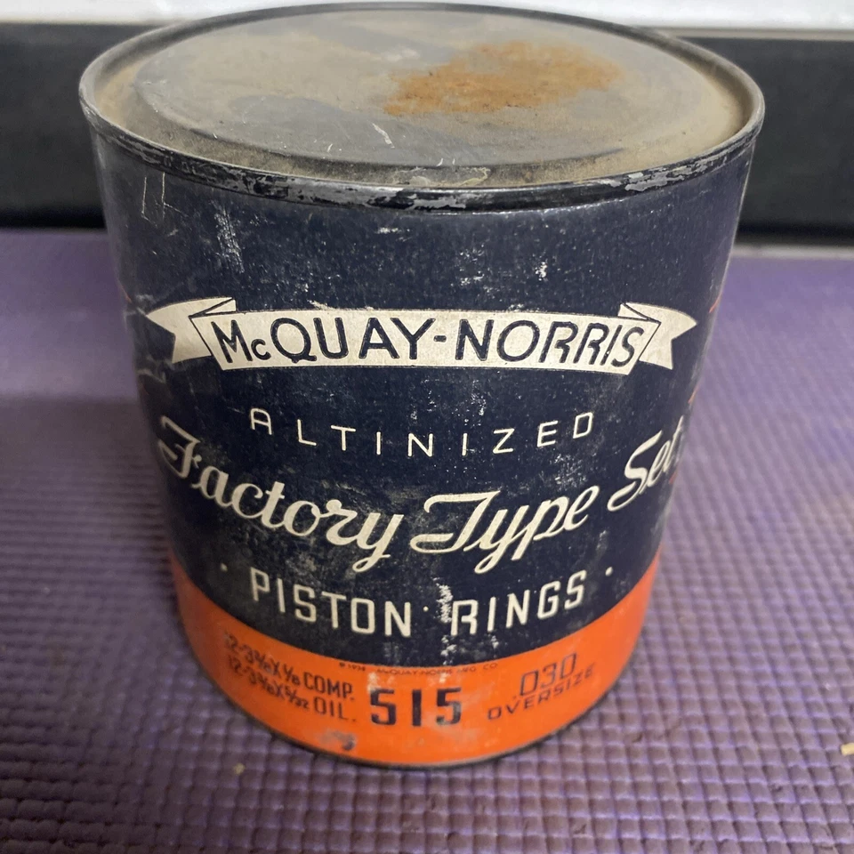 Conjunto de anel de pistão 1934-40 Chrysler Royal 6 cilindros McQuay Norris #515 .030 Over - Imagem 1 de 4