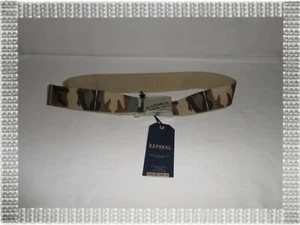 Ceinture en Toile Kaki Camo Boucle Métal Dorah Kaporal Taille 90 cm - Picture 1 of 6
