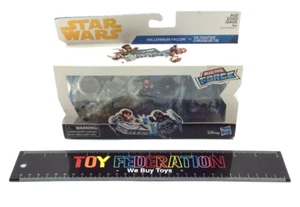 Hasbro Disney Star Wars Micro Force MILLENIUM FALCON VS TIE FIGHTER - Picture 1 of 8