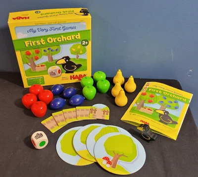 HABA My Very First Games First Orchard cooperative game *missing fruit basket* - Image 1 of 4