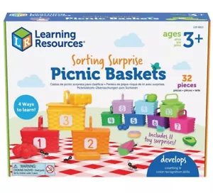 Learning Resources Sorting Surprise Picnic Baskets Sorting & Matching Skills Toy - Picture 1 of 3