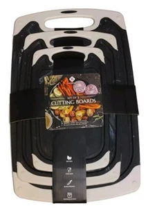 ECO HOME Gourmetküche 3er Set Schneidebretter mit griffigem Griff - Bild 1 von 3