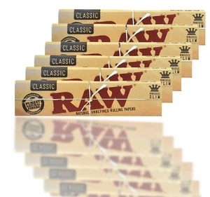50 x RAW King Size Slim Heftchen Classic Premium Papers ungebleichte Hefte - Bild 1 von 1