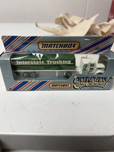 Matchbox Convoy Peterbilt Truck Interstate Trucking Boxed Toy Model 165 mm CY-5 - Picture 1 of 4