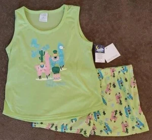 Girls Falls Creek "No Drama Llama" Summer Pajamas Size XL Tank Top & Shorts NWT - Picture 1 of 1