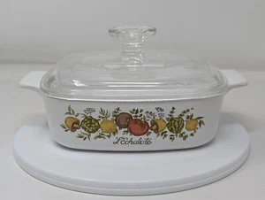 Cazuela de colección Corning Ware Spice of Life A-1-B L'Echalote Corelle 1 qt con tapa - Imagen 1 de 12