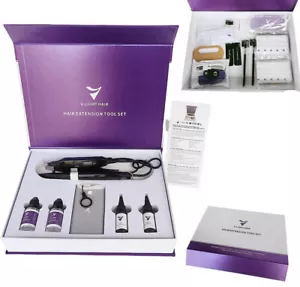 V Light Hair Extension Kit | UV Light Hair Extensions Machine | V Light Glue - Picture 1 of 9