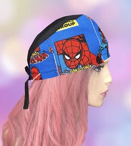 Spider-Man Scrub Cap, Men Scrub Cap - Picture 1 of 4
