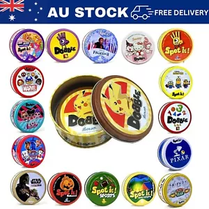 classic spot it Fun Family Card Board Game Kids Spot It Game camping AU STOCK - Picture 1 of 31