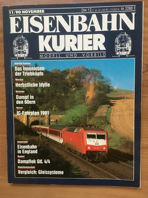 Zeitschrift Eisenbahnkurier, Eisenbahn - Kurier, Ausgabe 11/90 November 1990 - Bild 1 von 2