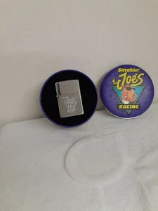  NOS. SMOKIN'JOE'S RACING ZIPPO Lighter-NEW.  CHROME TRIANGLE - Picture 1 of 2