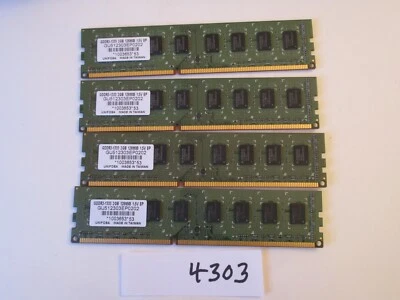 UNIFOSA GU512303EP0202 4x2Gb=8Gb PC3-10600 1333Mhz DDR3 Desktop Memory RAM (4303 - Image 1 of 2