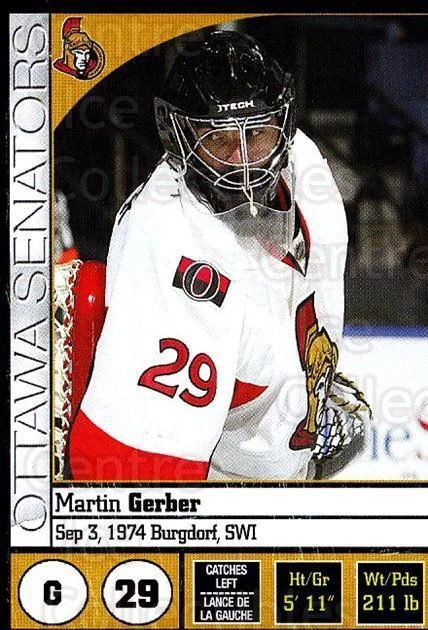 2008-09 Panini Stickers #83 Martin Gerber - Image 1 of 1