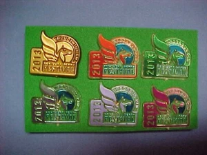 2013 Gold Kentucky Derby Festival Sofortgewinn Pin + 5er Set reg.Mint. - Bild 1 von 2