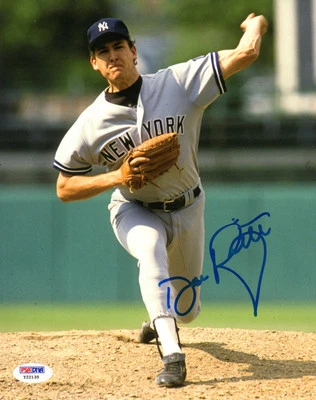 DAVE RIGHETTI SIGNED AUTOGRAPHED 8x10 PHOTO NEW YORK YANKEES PSA/DNA - Image 1 of 2