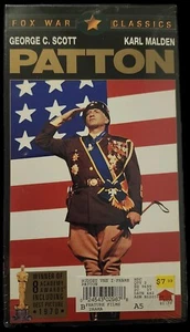PATTON VHS 1970 Best Picture - 2001 Fox War Classics Edition NEW FACTORY SEALED - Picture 1 of 4