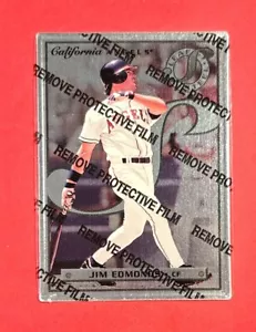 Jim Edmonds ~ 1996 Leaf Preferred Steel ~ With Protective Film #44 - Picture 1 of 2