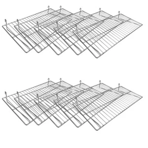 Chrome Flat Grid Shelf 10 Pieces 24 Inch x 12 Inch - Picture 1 of 4