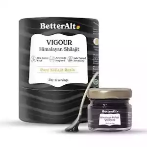 BetterAlt Himalaya Shilajit, Weichharz, Bio, extrem stark, Fulvosäure 20g - Bild 1 von 7
