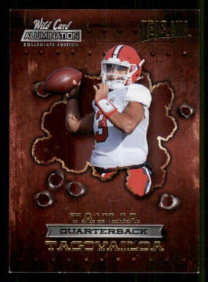 2022 Wild Card Alumination NIL Retail Dead Aim Gold #ANDA23 Taulia Tagovailoa - Image 1 of 2