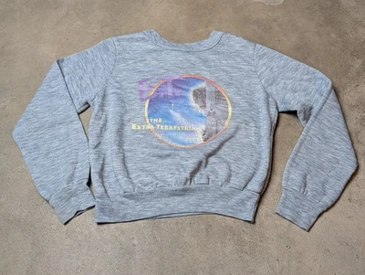 Vintage 80s Youth E.T. Extraterrestrial Crewneck Sweatshirt   - Image 1 of 4