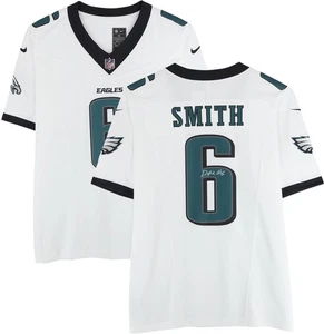 DeVonta Smith Philadelphia Eagles signiertes Nike White Vapor Fuse limitiertes Trikot - Bild 1 von 5