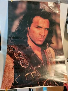 Autographed Vintage 1996 Highlander TV Series Adrian Paul Poster 36x24" - Rolled - Picture 1 of 12
