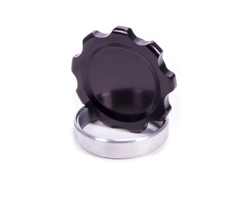 ALLSTAR PERFORMANCE ALL36171 Filler Cap Black with Weld-In Alum Bung Large - Image 1 of 1