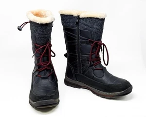 Spring Step Women's Waterproof Winter Boots Black EU 40 US 9-9.5 - FREE SHIPPING - Picture 1 of 17