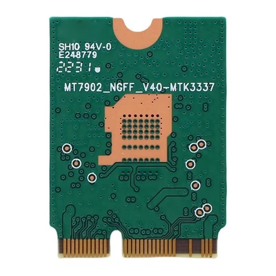 .›Wireless Net Card For Wins 10 11 M.2 NGFF 4200Mbps 2.4GHz 5GHz 6GHz Laptop Net - Image 1 of 4