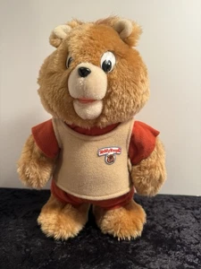 Oso de peluche vintage 1987 World of Wonder Teddy Ruxpin Little Boppers - Imagen 1 de 5