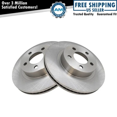 Juego de pares de rotores de freno delanteros izquierdo y derecho para camioneta Ford 4x4 Foto 1 de 4