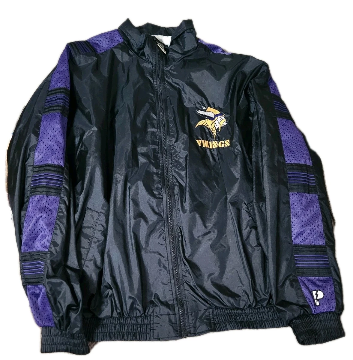 Pro Line Minnesota Vikings ジャケット XL VTG STARTER PRO LINE MINNESOTA VIKINGS FULL ZIPP WITH HOOD WINTER