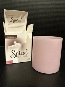 Vela de luz espiral flor de cerezo 4x4 redonda 30 horas de combustión - totalmente nueva mediana - Imagen 1 de 5