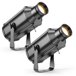 2-IN-1 LED COB PinSpot Light 200W Warm & Cold White Spotlights Disco Stage DMX - Picture 1 of 16