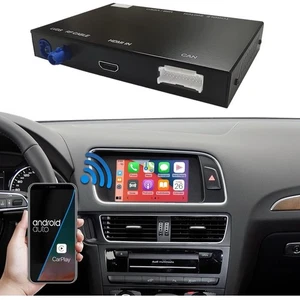 Wireless CarPlay Android Auto MirrorLink for Audi A4 A5 Q5 With 7'FactoryScreen - Foto 1 di 8