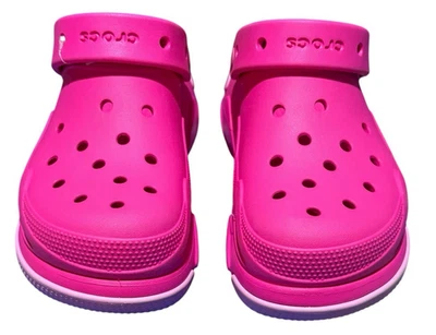 Crocs Classic Crush сабо розовый США женщин 10 мужчин 8 платформе новый W10 M8 коренастый - Изображение 1 из 4