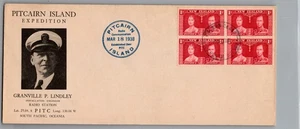 1938 British Pitcairn Island Expedition Granville P Lindley Engineer Cover - Picture 1 of 2