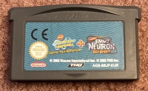 Spongebob: Battle for Bikini Bottom + Jimmy Neutron: Boy Genius per GBA testato - Foto 1 di 2