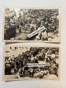 Vintage Photo 1918 Venice California Bathing Suit Parade Lot of 2 - Picture 1 of 2