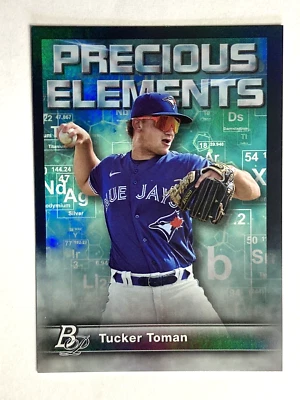 2023 Bowman Platinum Tucker Toman Precious Elements #PE-29 - Image 1 of 2