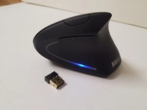 Anker 2.4G Wireless Vertical Ergonomic Optical Mouse w/ USB Receiver (TM137G) - Picture 1 of 5