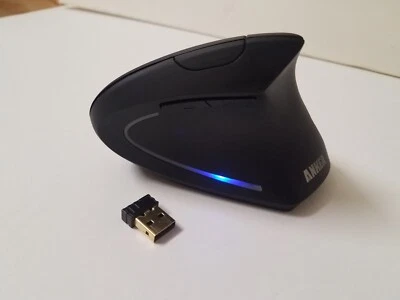 Anker 2.4G Wireless Vertical Ergonomic Optical Mouse w/ USB Receiver (TM137G) - Image 1 of 4