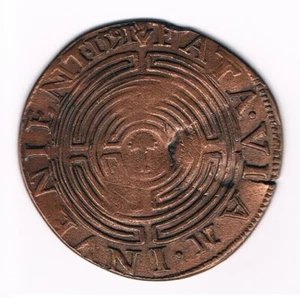 JETON 1591 Filipe II Spanish Netherlands Dugn 3289 Antwerpen W/o envelop - Foto 1 di 3