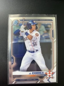 2021 Bowman Chrome Draft #BDC29 JC Correa Astros - Picture 1 of 2