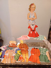 VINTAGE 1960 Magic Stay On Dresses Paper Doll Clothes Outfits Original **Read**