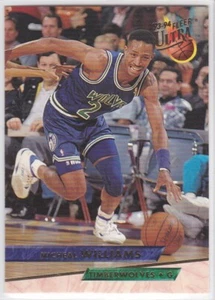M) 1993-94 Fleer Ultra Basketball Trading Card Michael Williams #117 - Foto 1 di 2