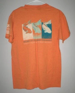 HOOKED ON LIFE Fishing Tournament med T shirt '14 organ donor tee South Carolina - Picture 1 of 2