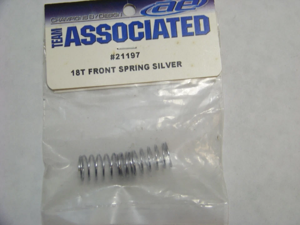 VINTAGE TEAM ASSOCIATED #21197  RC18T FRONT SILVER SPRING   NIB - Image 1 of 1